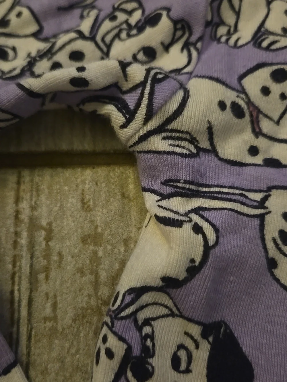 GAP Lavender Dalmatian Print Kids Pajama Top - Picture 2 of 5